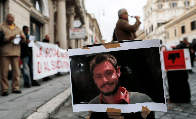 Egypt regime is responsible for the murder of Italian tourist Giulio Regeni